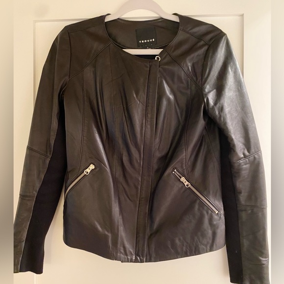 Black Leather Jacket - Picture 2 of 6